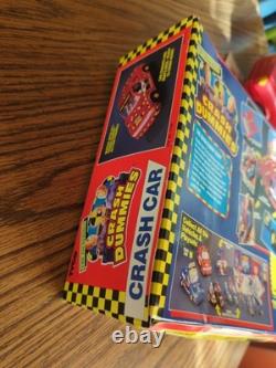 Vintage Crash Test Dummies Crash Car Red 1991 Tyco Vehicle COMPLETE w Figure