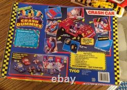 Vintage Crash Test Dummies Crash Car Red 1991 Tyco Vehicle COMPLETE w Figure