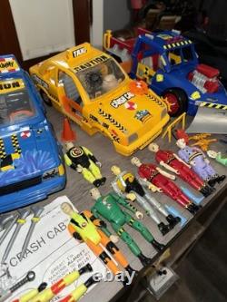 Vintage Crash Test Dummies Figures Vehicles Cars Playsets Toys