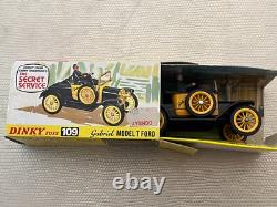 Vintage DINKY Toys 109 Gabriel Model T Ford Car First Issue with Original Box
