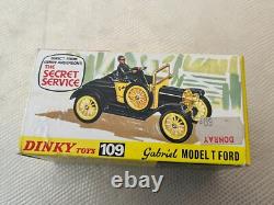 Vintage DINKY Toys 109 Gabriel Model T Ford Car First Issue with Original Box