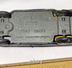 Vintage Dai Cast Car Fiat 1800 Corgi Toys & Esso Petrol Station Dinky England