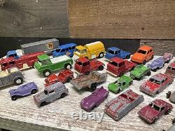 Vintage Diecast Cars Tootsie Toys Lot Of 59