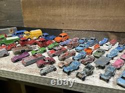 Vintage Diecast Cars Tootsie Toys Lot Of 59