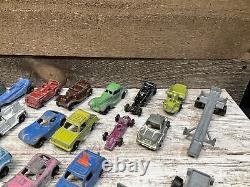 Vintage Diecast Cars Tootsie Toys Lot Of 59