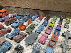 Vintage Diecast Cars Tootsie Toys Lot Of 59