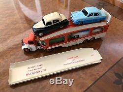 Vintage Dinky Supertoys GIFT SET Pullmore Car Transporter + 4 Cars 990 M