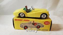 Vintage Dinky Toys 105 Triumph TR2 With Box Excellent Condition Nice