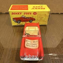 Vintage Dinky Toys 112 Austin Healey Sprite Mk. II In Original Box 1961 Mint