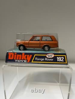 Vintage Dinky Toys 192 Range Rover blue interior Sealed Prestine 5 bolt wheel