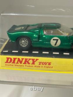 Vintage Dinky Toys 215 Ford G. T Racing car 1970 74 Stunning sealed Mint in box