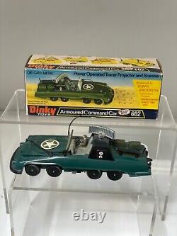 Vintage Dinky Toys 602 Armoured Command Car Gerry Anderson Mint in boxed 1975