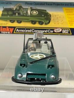 Vintage Dinky Toys 602 Armoured Command Car Gerry Anderson Mint in boxed 1975