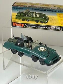 Vintage Dinky Toys 602 Armoured Command Car Gerry Anderson Mint in boxed 1975