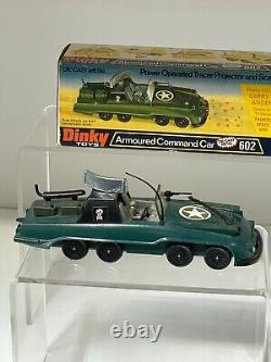 Vintage Dinky Toys 602 Armoured Command Car Gerry Anderson Mint in boxed 1975