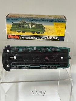 Vintage Dinky Toys 602 Armoured Command Car Gerry Anderson Mint in boxed 1975