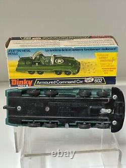 Vintage Dinky Toys 602 Armoured Command Car Gerry Anderson Mint in boxed 1975