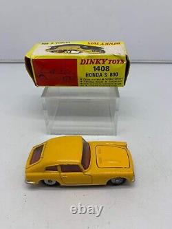 Vintage Dinky Toys Honda S800 Model Metal Car 1408 Meccano'60s France