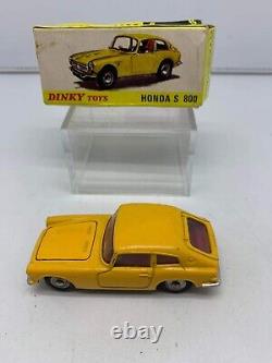 Vintage Dinky Toys Honda S800 Model Metal Car 1408 Meccano'60s France