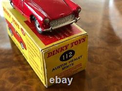 Vintage Dinky Toys MIB Austin Healey Sprite No. 112