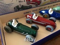 Vintage Dinky Toys / MIB / Grand Prix Car Collection / Gift Set / No. 4-2