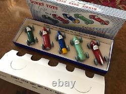 Vintage Dinky Toys MIB Grand Prix Race Car Collection Gift Set No. 4
