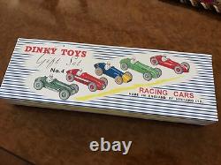 Vintage Dinky Toys MIB Grand Prix Race Car Collection Gift Set No. 4