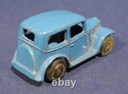 Vintage Dinky Toys Meccano England 35A Austin Seven 7 Saloon Car Blue Great Cond