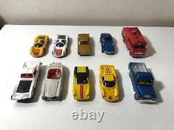 Vintage Dinky Toys Mercury Solido Tekno 143 Scale Lot of 10 Cars