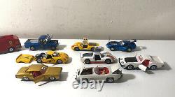 Vintage Dinky Toys Mercury Solido Tekno 143 Scale Lot of 10 Cars