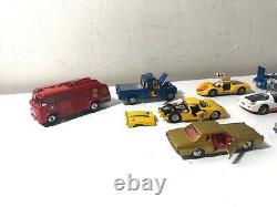 Vintage Dinky Toys Mercury Solido Tekno 143 Scale Lot of 10 Cars