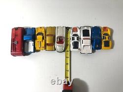 Vintage Dinky Toys Mercury Solido Tekno 143 Scale Lot of 10 Cars