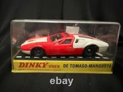 Vintage Dinky Toys No 187 De Tomaso Mangusta Diecast Car With Display Case