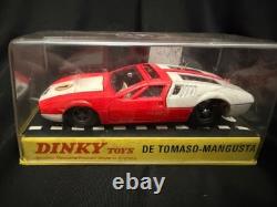 Vintage Dinky Toys No 187 De Tomaso Mangusta Diecast Car With Display Case