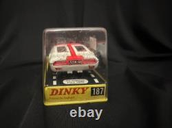 Vintage Dinky Toys No 187 De Tomaso Mangusta Diecast Car With Display Case