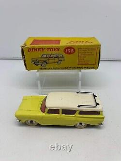 Vintage Dinky Toys Rambler Cross Country Station Wagon Metal 193 Meccano England
