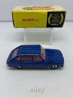 Vintage Dinky Toys Renault R16 Metal Model Car 166 Meccano'60s England