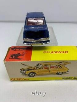 Vintage Dinky Toys Renault R16 Metal Model Car 166 Meccano'60s England