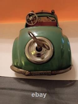 Vintage Distler D-3150 50s Convertible Tin WindUp Car