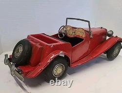 Vintage Doepke MT MG Roadster Sports Car Kit Model No 2017 Toys 1950's