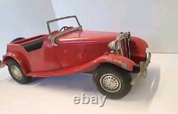 Vintage Doepke MT MG Roadster Sports Car Kit Model No 2017 Toys 1950's