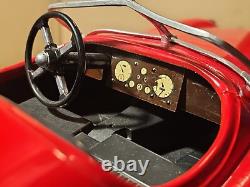 Vintage Doepke Model Toys Jaguar XK120 18 Excellent! Red