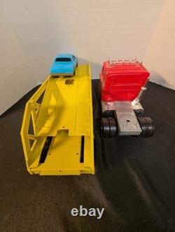 Vintage ERTL Toys International Transtar Truck Car Carrier Truck 80s In Box