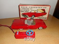 Vintage FORD THUNDERBIRD Battery Operated Car/Cragstan Corp. /w Box/ Never Used Vintage FORD THUNDERBIRD Battery Operated Car/Cragstan Corp. /w Box/ Never Used