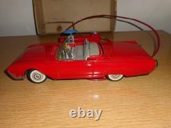 Vintage FORD THUNDERBIRD Battery Operated Car/Cragstan Corp. /w Box/ Never Used