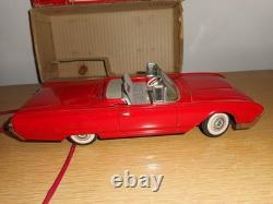 Vintage FORD THUNDERBIRD Battery Operated Car/Cragstan Corp. /w Box/ Never Used