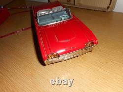 Vintage FORD THUNDERBIRD Battery Operated Car/Cragstan Corp. /w Box/ Never Used