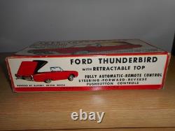 Vintage FORD THUNDERBIRD Battery Operated Car/Cragstan Corp. /w Box/ Never Used