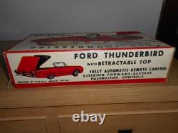 Vintage FORD THUNDERBIRD Battery Operated Car/Cragstan Corp. /w Box/ Never Used
