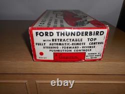 Vintage FORD THUNDERBIRD Battery Operated Car/Cragstan Corp. /w Box/ Never Used